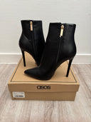 Sandales noires vernies