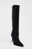 Bottes hautes noires pointues