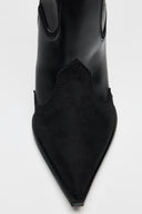 Bottes hautes noires pointues