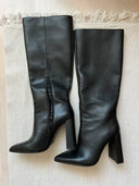 Bottines à talons léopard