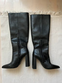 Bottines à talons léopard