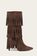 Bottes hautes noires pointues Zara